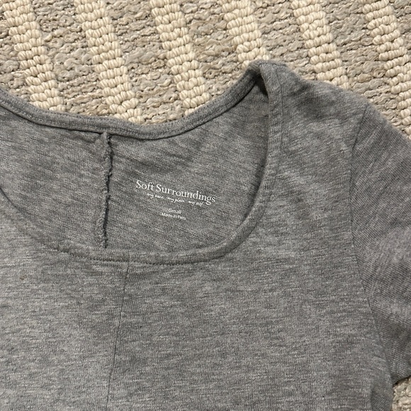 Soft Surroundings Gray  Casual Dress - Picture 2 of 8